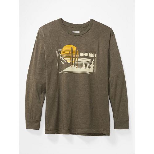 Marmot Freestyle Clothes - Mens T-Shirts Brown CA5384197 Canada